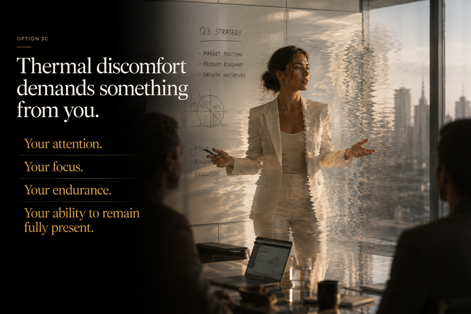 Section 3 — thermal discomfort demands something from you