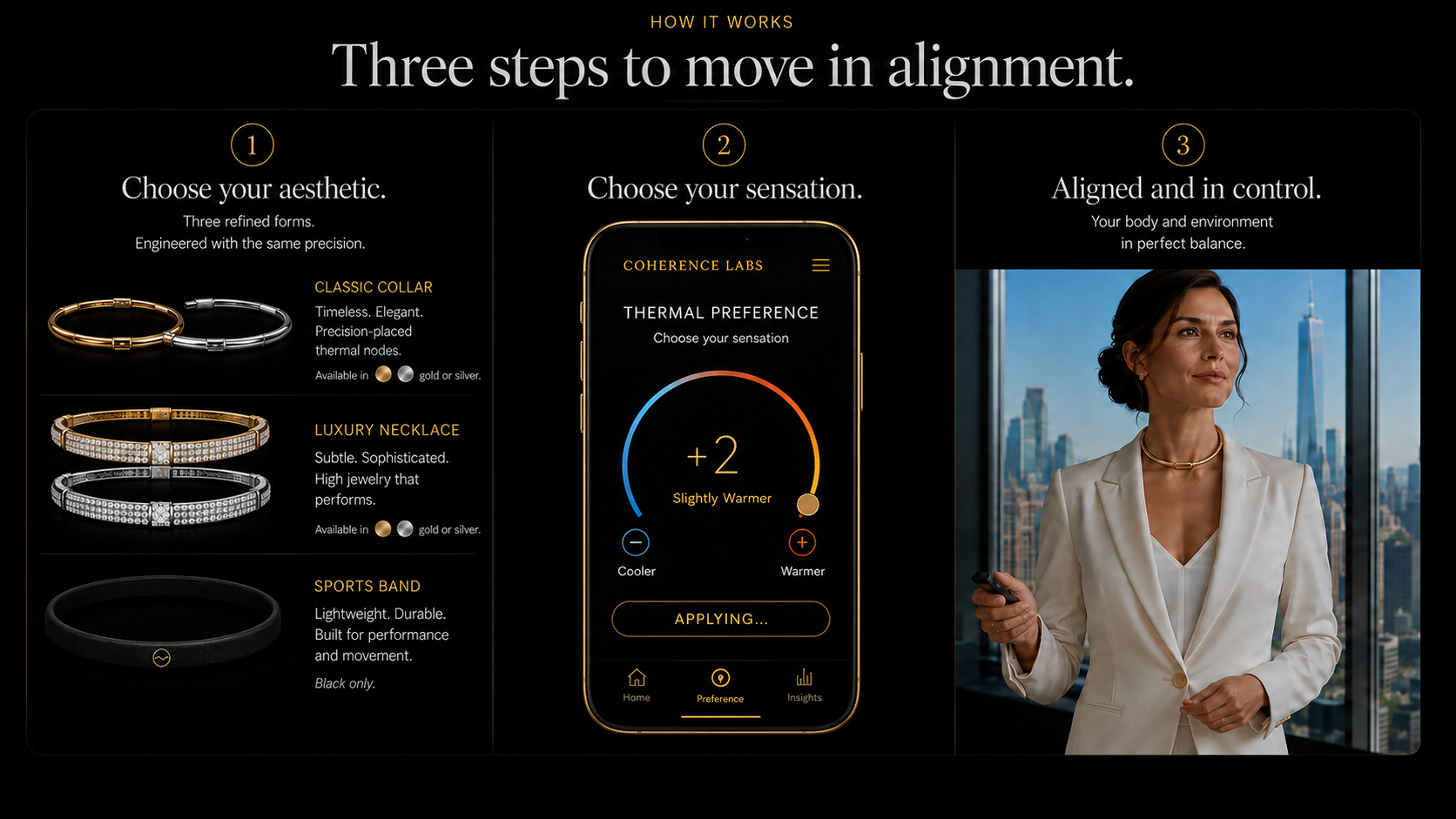 Section 6 — three steps to move in alignment